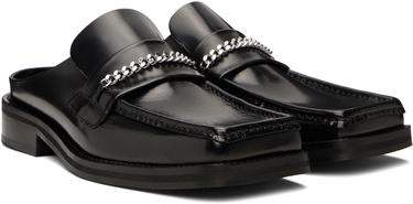 Кецове и обувки Martine Rose Martine Rose Square Toe Chain Mules Черно | 1025LP11001M, 3