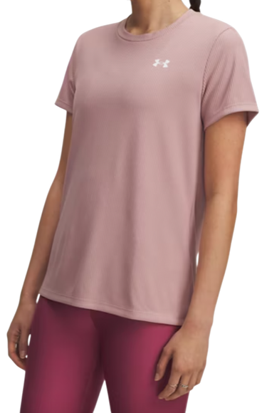 Тениска Under Armour Under Armour Tech Rib Short Sleeve T-Shirt Розово | 1389852-673, 0