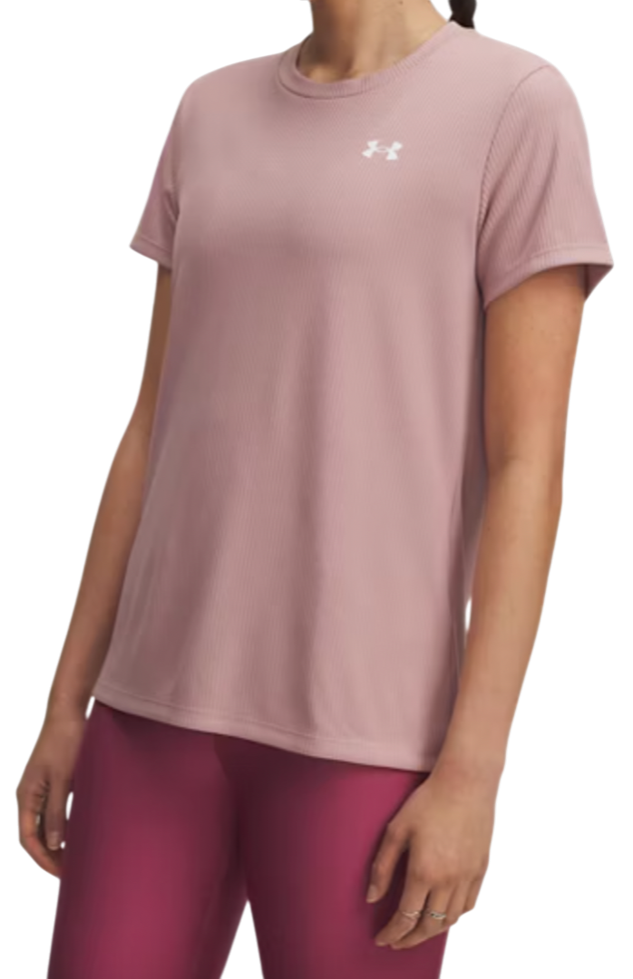 Тениска Under Armour Under Armour Tech Rib Short Sleeve T-Shirt Розово | 1389852-673