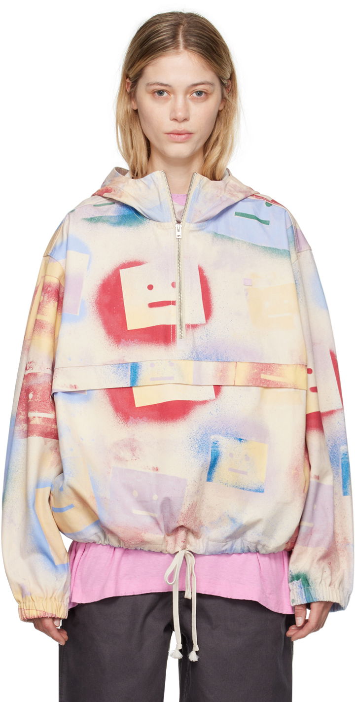 Ветровка Acne Studios Printed Hooded Jacket Многоцветен | C90184-