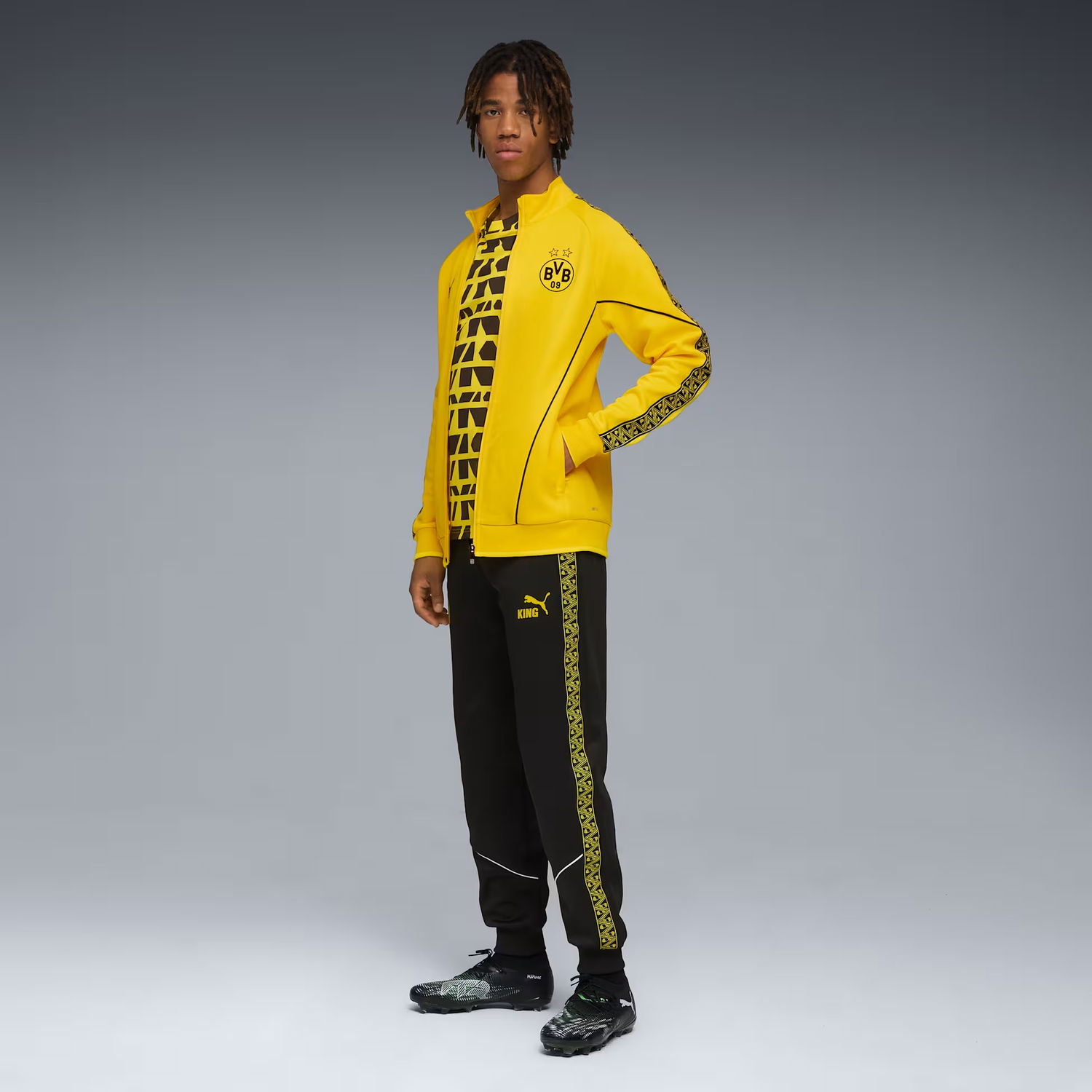 Спортни панталони Puma Borussia Dortmund King Anthem Pants Черно | 527082-05, 1