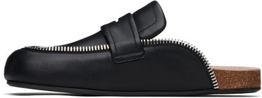 Кецове и обувки JW Anderson Leather Biker Slip-on Loafers Черно | LF0071-LA0268, 2