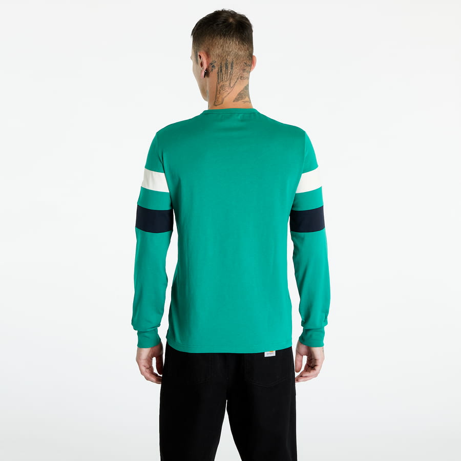 Тениска Fred Perry Panelled Sleeve LS T-shirt Зелено | M5685 R34, 1