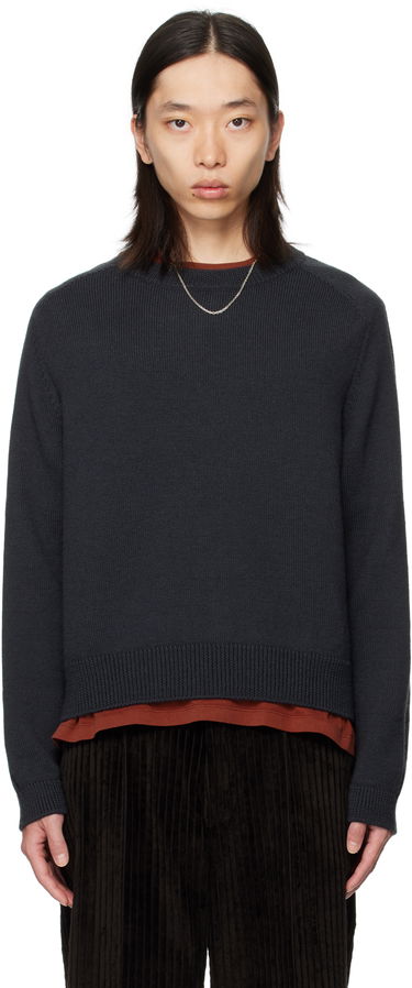 Пуловер OUR LEGACY OUR LEGACY True Roundneck Sweater Тъмно синьо | M4253TO, 0