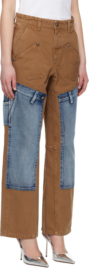 Дънки Andersson Bell Andersson Bell Re-Make Carpenter Jeans Кафяво | apa810u, 4
