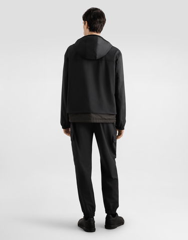 Яке Dolce & Gabbana Dolce & Gabbana Wool Canvas Hooded Jacket Черно | G9BSQTFURK8N0542, 2