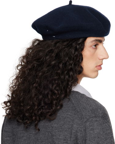 Барета Maison Margiela Maison Margiela Heavy Wool Beret Тъмно синьо | S50TC0075 M13115, 2