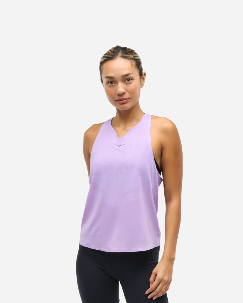 Потник Hoka One One Race Day Running Singlet - Size Large Лилаво | 1164153-ARF