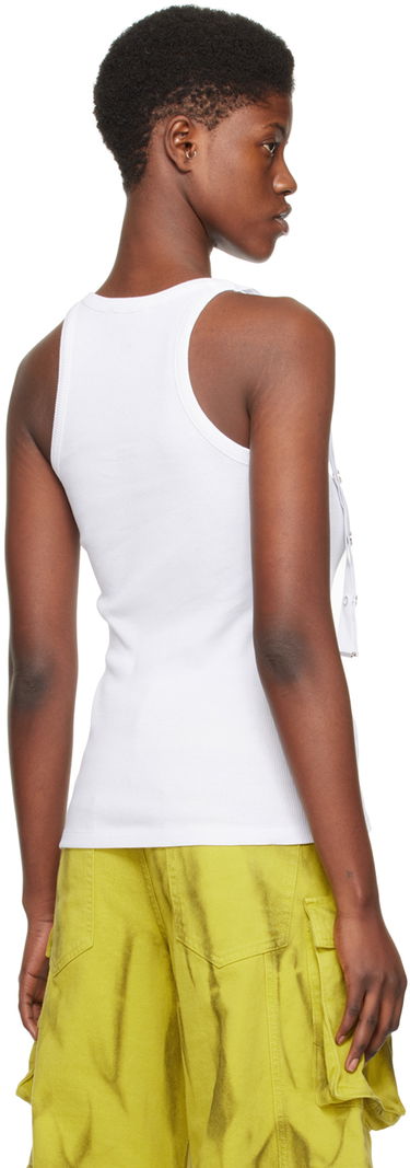 Потник The Attico Attico Studded Tank Top Бяло | 241WCT229 J038, 2