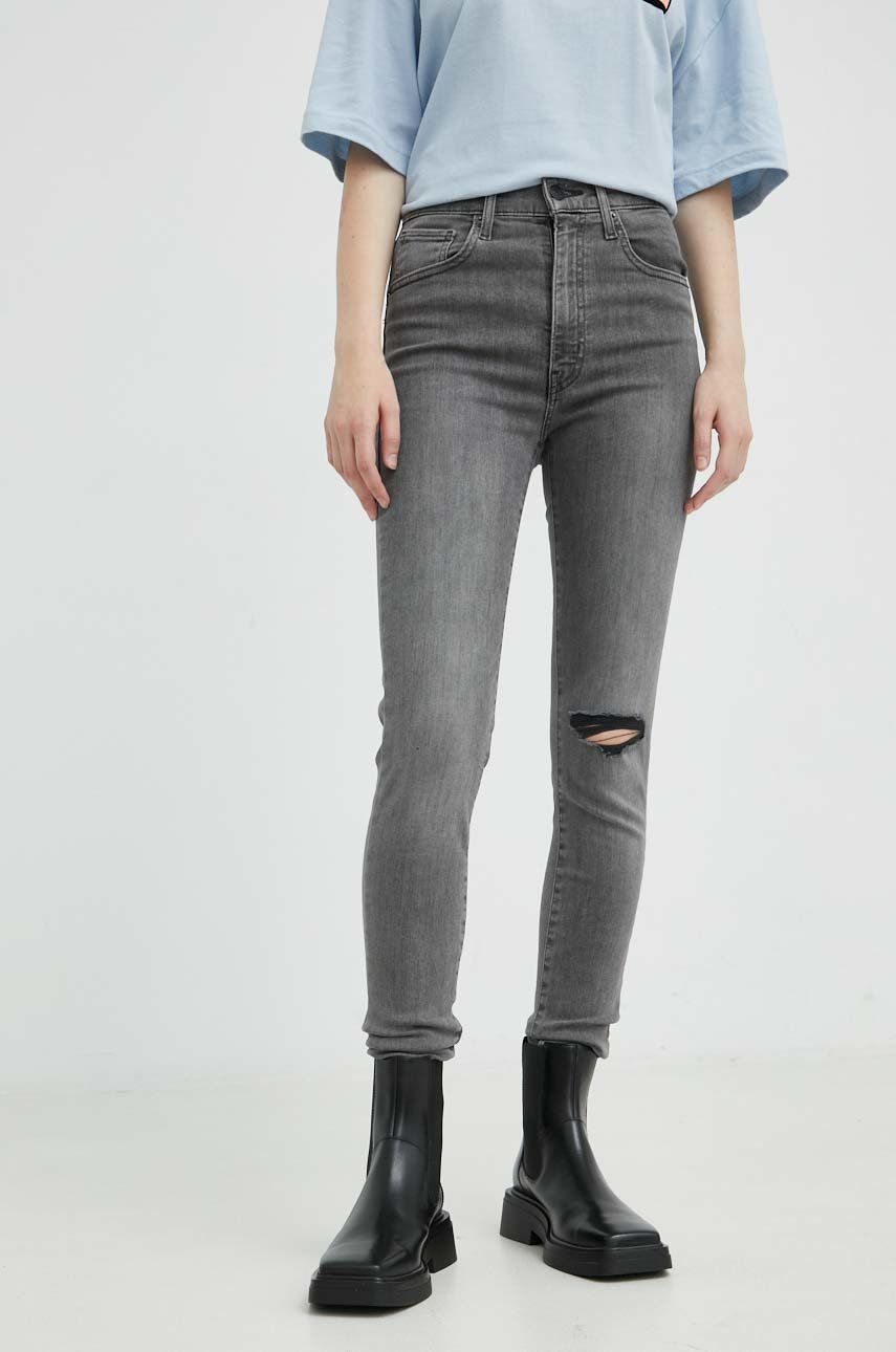 Дънки Levi's Mile High Super Skinny Jeans Сиво | 22791.0224, 0