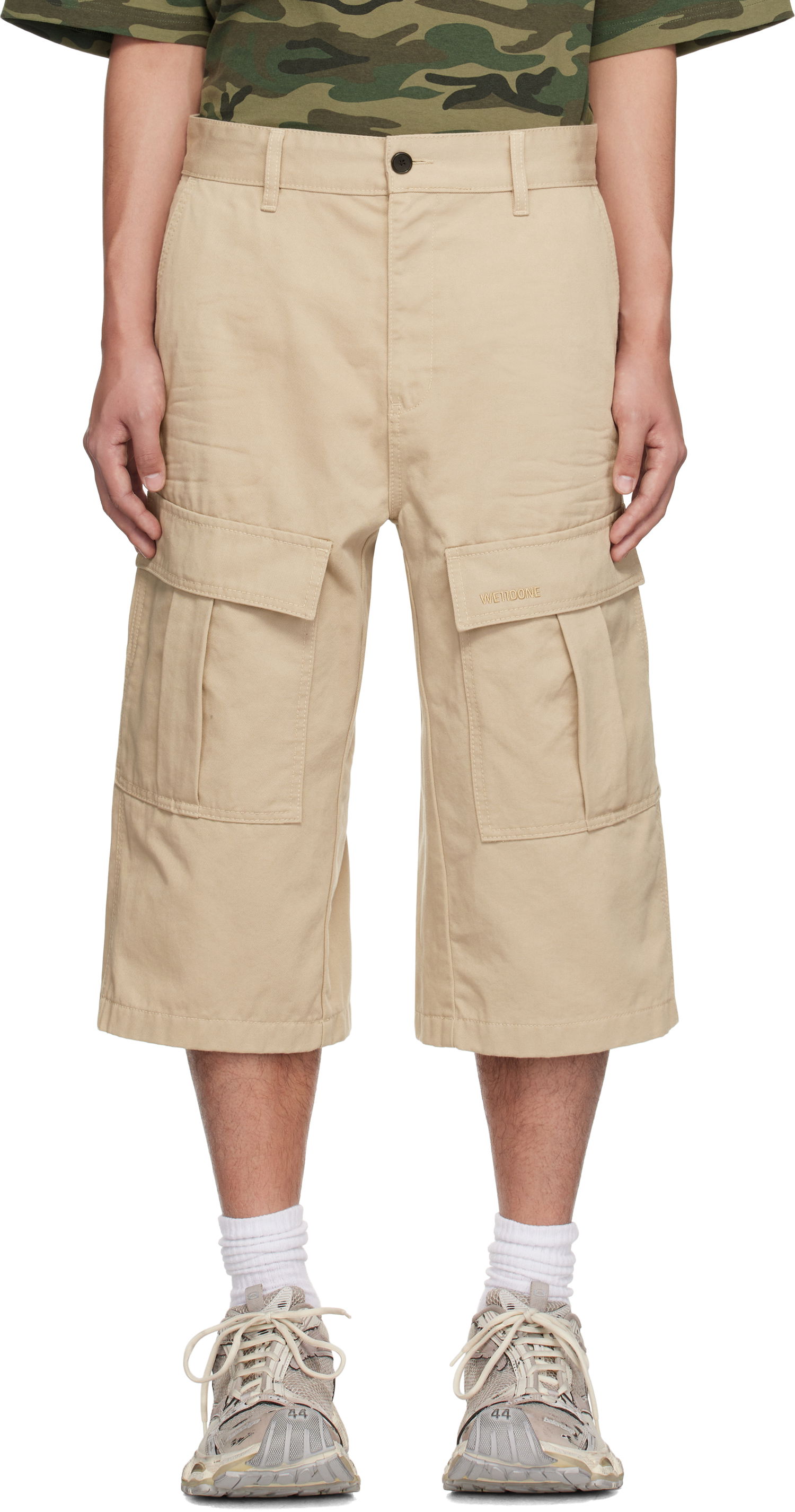 Къси панталони We11done We11done Cargo Chino Shorts Бежово | WD-PT0-25-226-M-BG, 0