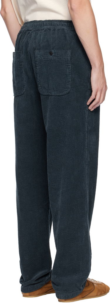 Панталони ISABEL MARANT Nirlen Corduroy Drawstring Trousers Тъмно синьо | 24HPA0468HA-B4G03H, 2