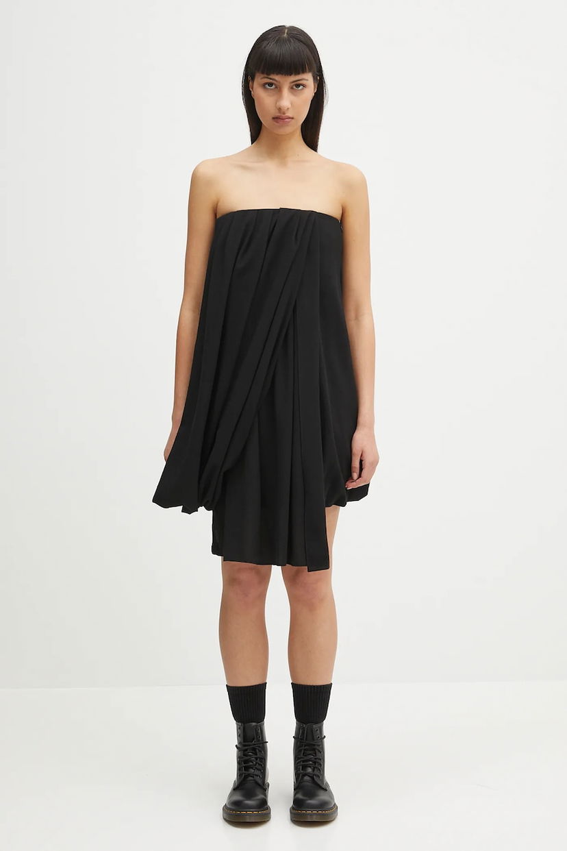 Pокля JW Anderson JW Anderson Draped Bustier Mini Dress Черно | DR0464.PG1797.999