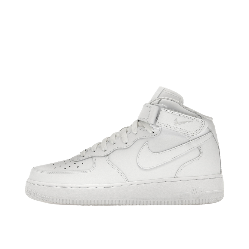 Кецове и обувки Nike Comme des Garcons x Air Force 1 Mid "White" Бяло | 315123-111/CW2289-111