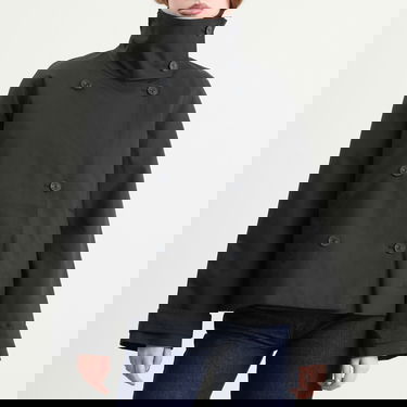 Яке Samsoe Samsoe Sarivo Double-Breasted Ribbed Collar Jacket Черно | F25400027-CLR000021, 2