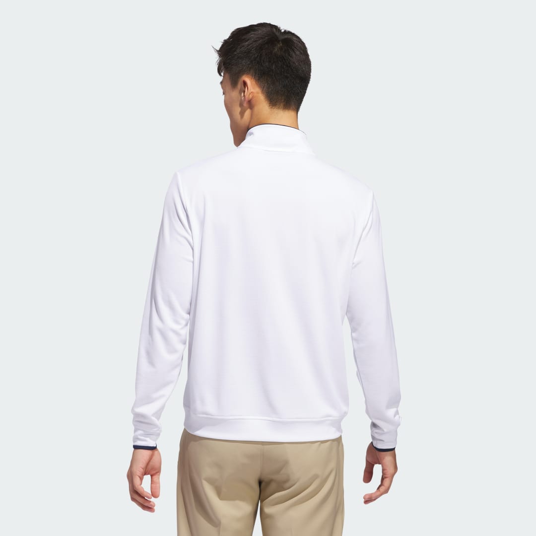 Суитчър adidas Performance Lightweight Half-Zip Sweatshirt Бяло | IQ2962, 1