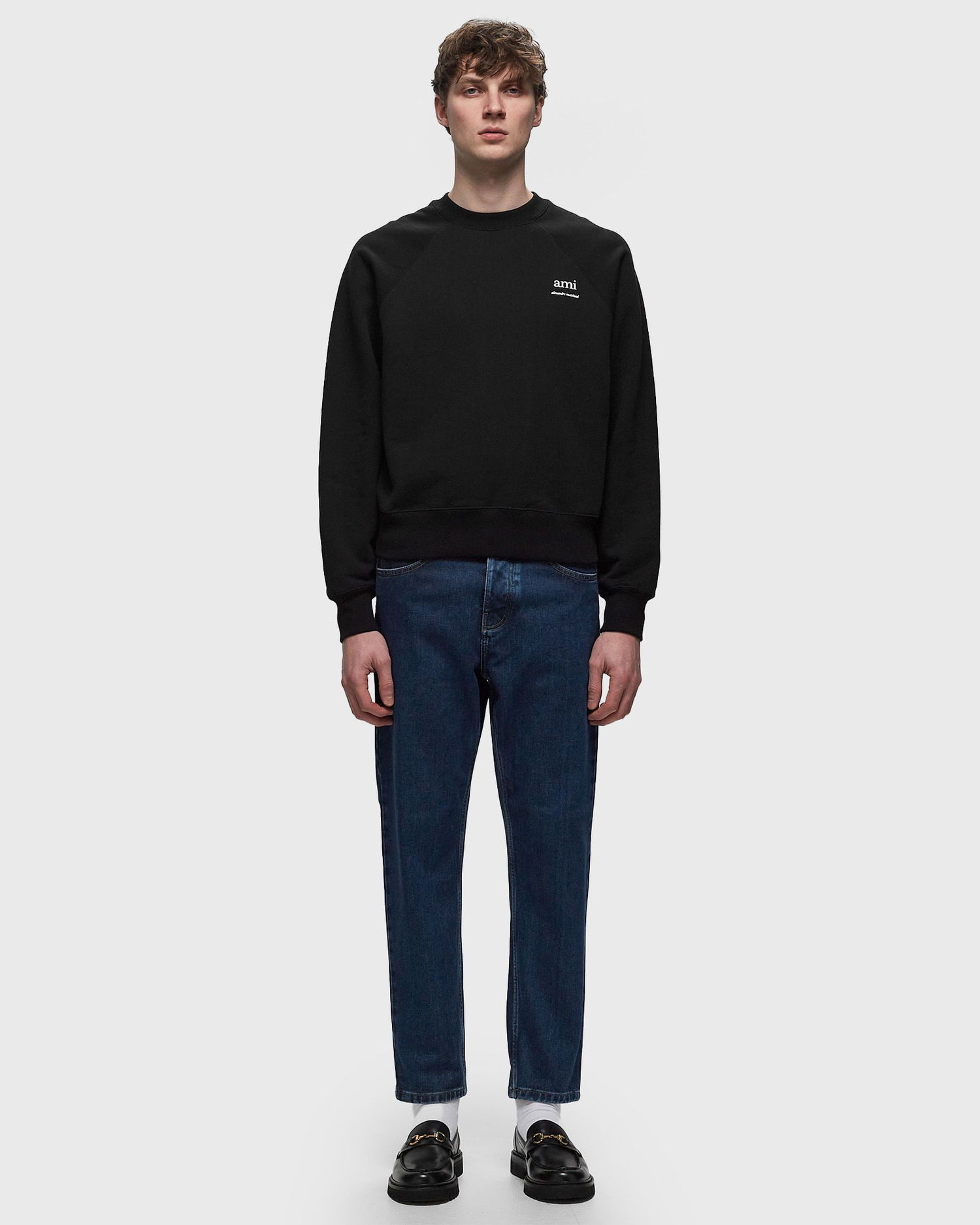 Пуловер AMI Paris Crewneck Черно | USW024.747-001, 1