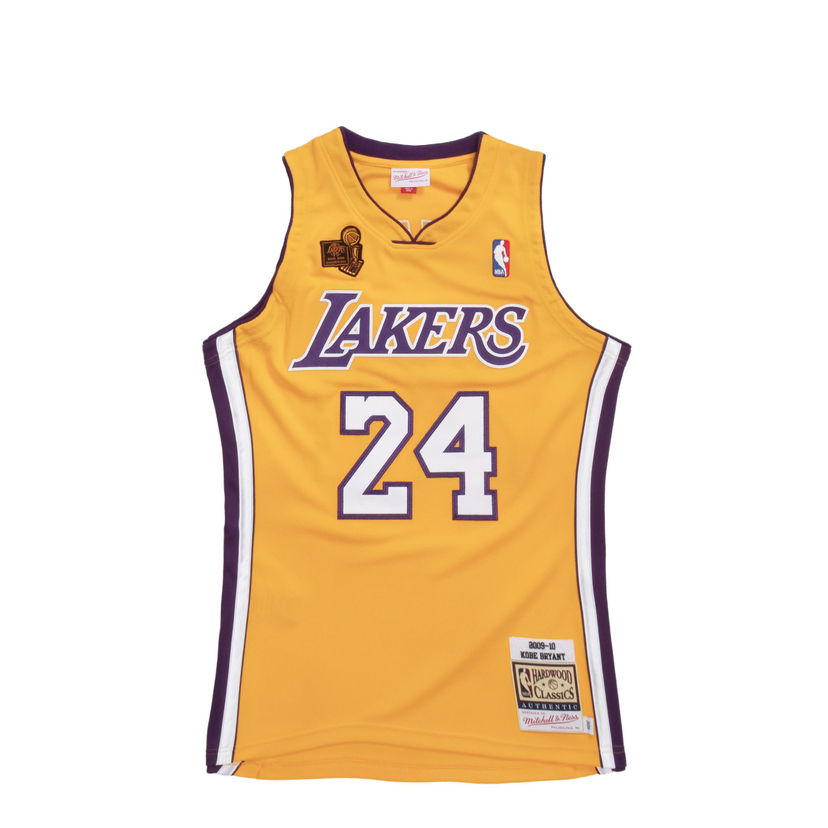 Фланелка Mitchell & Ness NBA AUTHENTIC JERSEY LOS ANGELES LAKERS 2009-10 KOBE BRYANT #24 Жълто | AJY4GS18450-LALLTGD09KBR