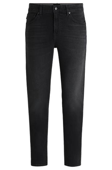 Дънки BOSS Tapered-Fit Comfort-Stretch Jeans Черно | 50536502, 0