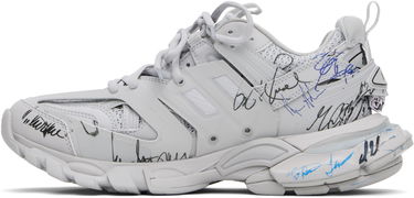 Кецове и обувки Balenciaga Balenciaga Track Autographe Бяло | 542023WTKAU, 2