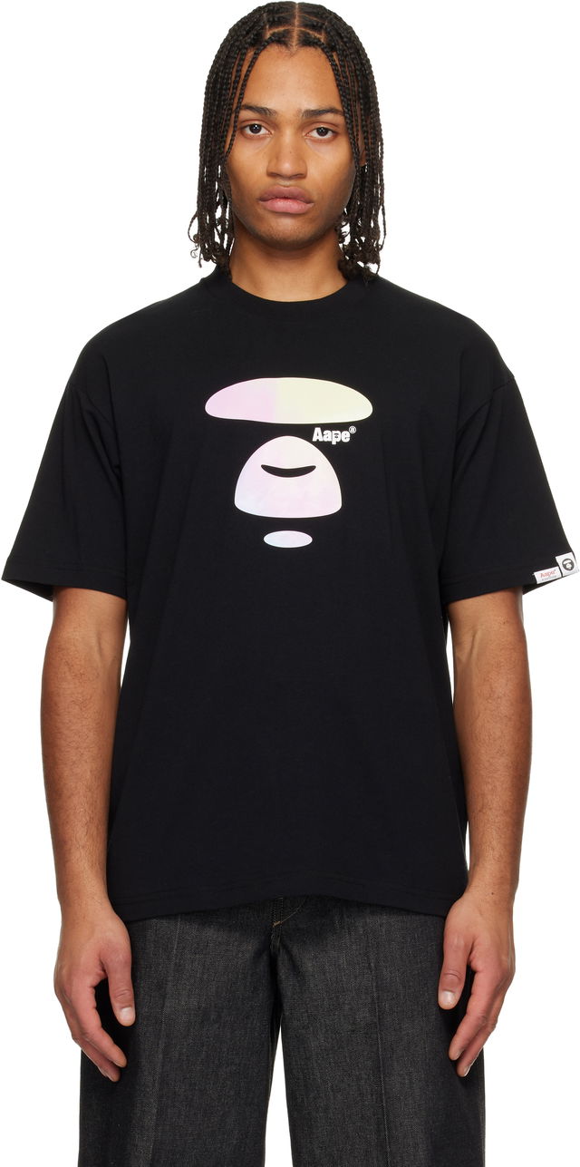 Moonface Graphic Crewneck T-Shirt