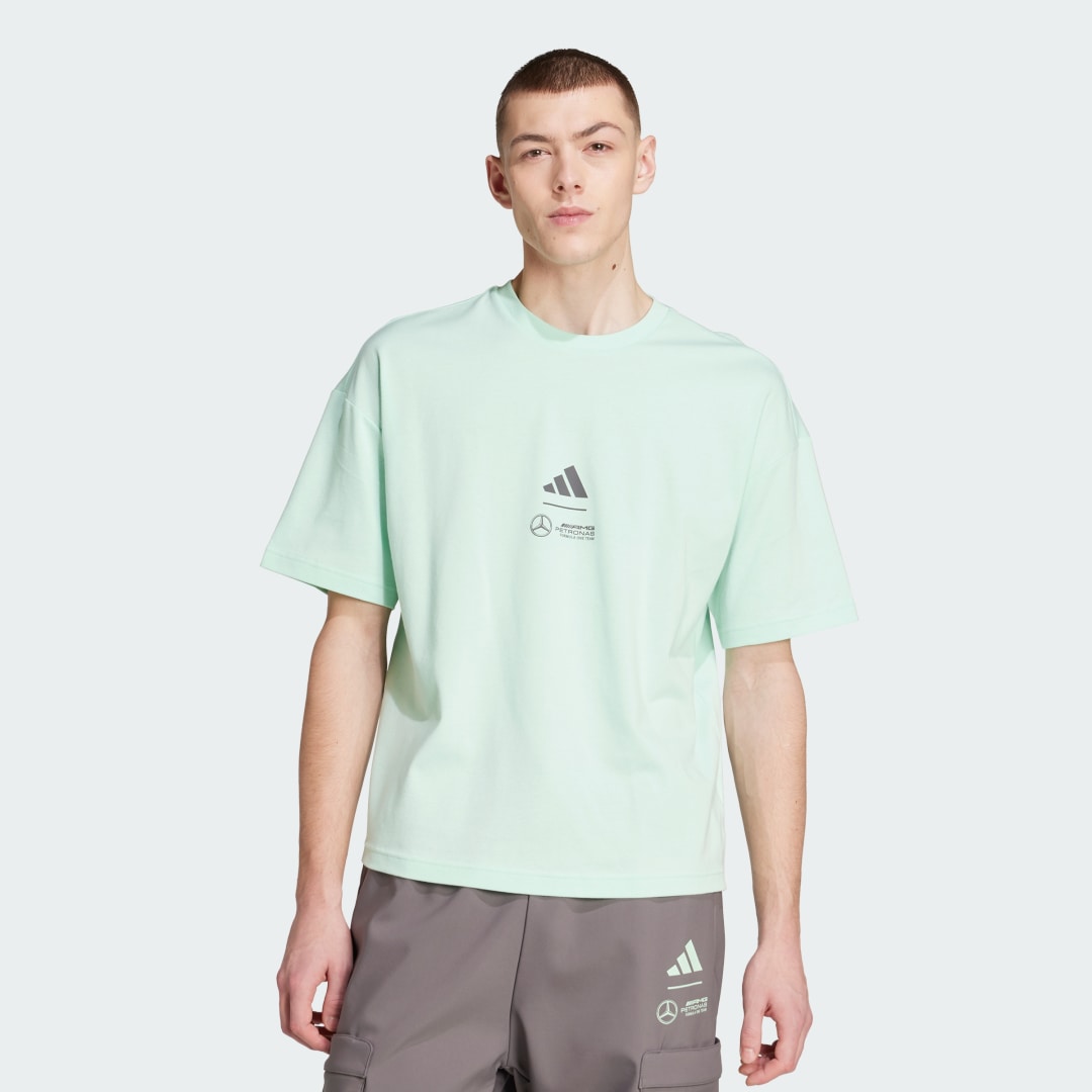 Тениска adidas Performance Mercedes - AMG Petronas Formula One Team Premium T-Shirt Зелено | JY3035, 0