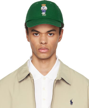 Шапка с козирка Polo by Ralph Lauren Polo Ralph Lauren Twill Polo Bear Ball Cap Зелено | 710963778001, 0