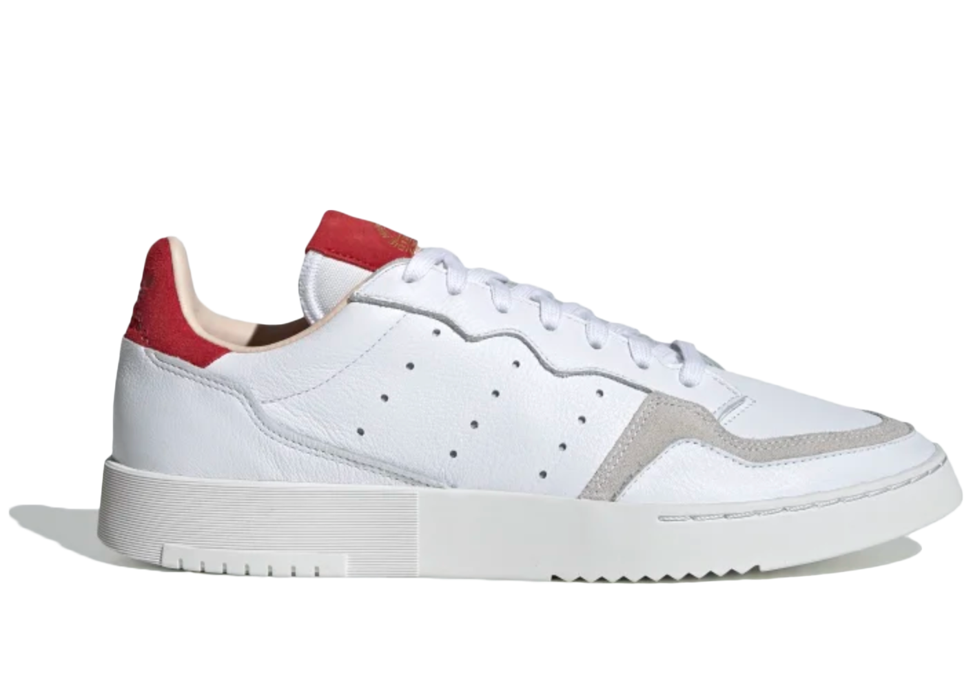 Кецове и обувки adidas Originals Supercourt Cloud White Scarlet Бяло | EF9181, 0
