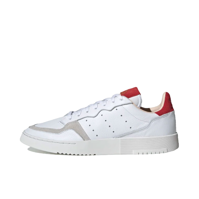 Кецове и обувки adidas Originals Supercourt Cloud White Scarlet Бяло | EF9181