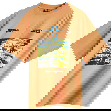 Тениска Brain Dead Information Age Occultism T-Shirt, Size Large, by Brain Dead Оранжево
 | BDP25TO00044-CUN, 0