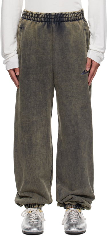 Спортни панталони We11done We11done Teddy ID Jogger Sweatpants Зелено | WD-TA2-25-708-U-CH, 0