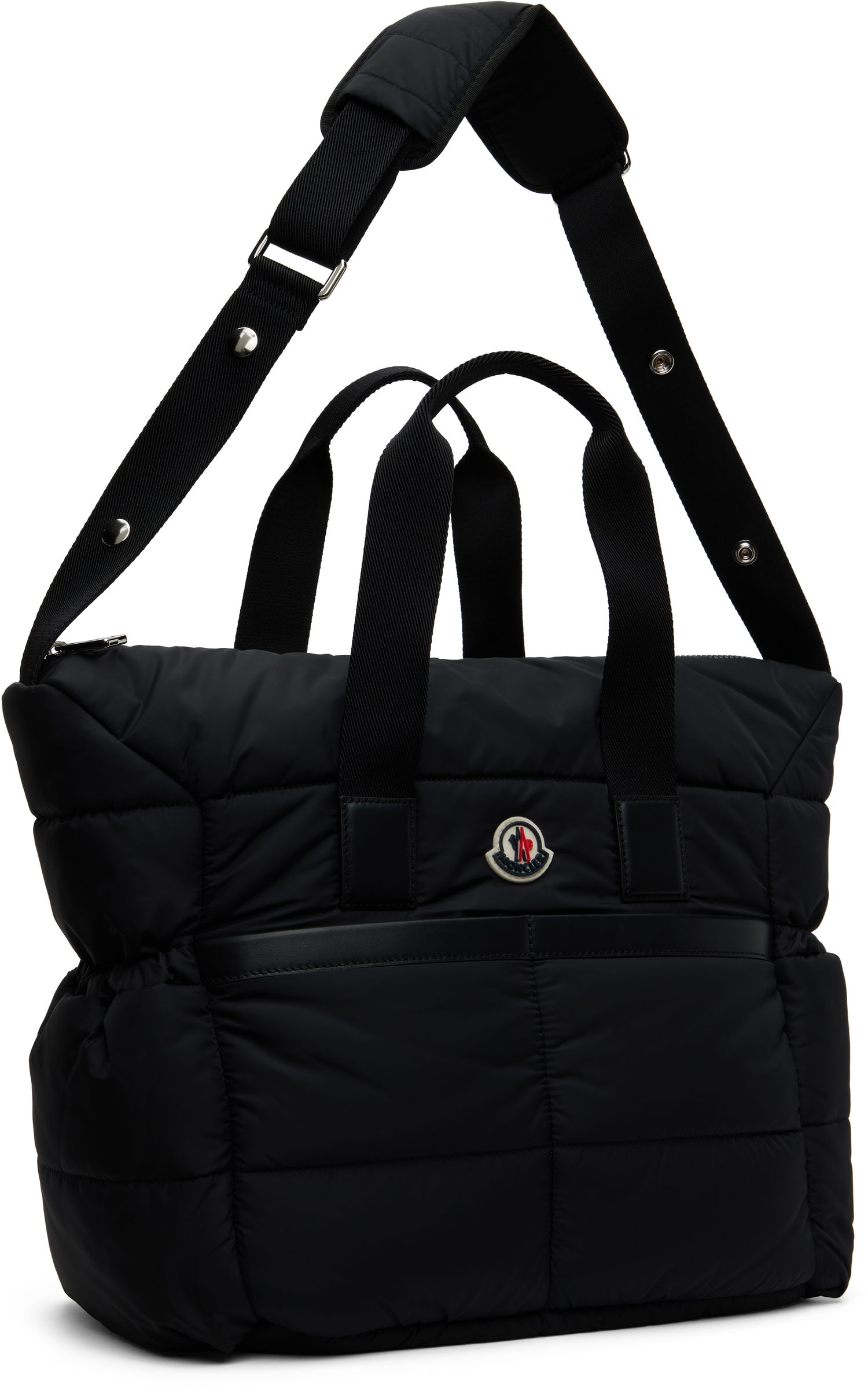 Голяма пазарска чанта Moncler Moncler Enfant Baby Nylon Changing Bag Черно | K19515D00001M6811, 1