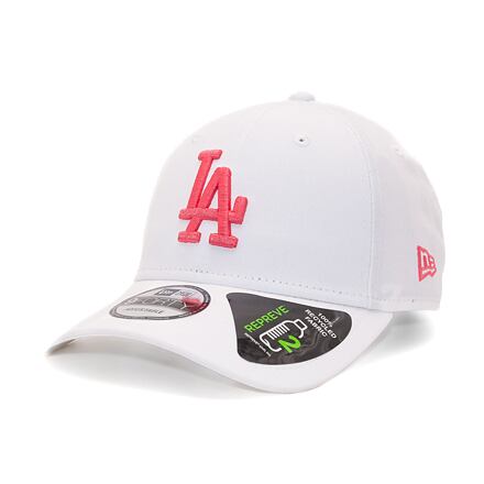 Шапка с козирка New Era 9FORTY MLB Repreve Los Angeles Dodgers White / Lava Red One Size Бяло | 60435242, 0