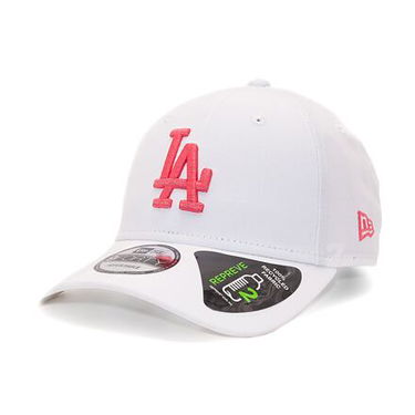 Шапка с козирка New Era 9FORTY MLB Repreve Los Angeles Dodgers White / Lava Red One Size Бяло | 60435242, 0