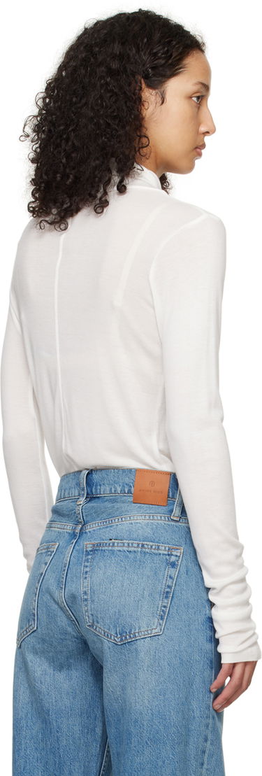Тениска Anine Bing Slim Fit Turtleneck Top Бяло | A-08-2406-100, 2