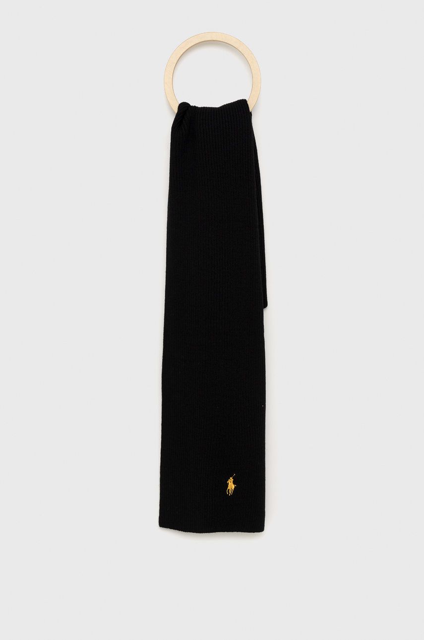 Шал Polo by Ralph Lauren Polo Ralph Lauren Wool Scarf Черно | 710886136008, 0