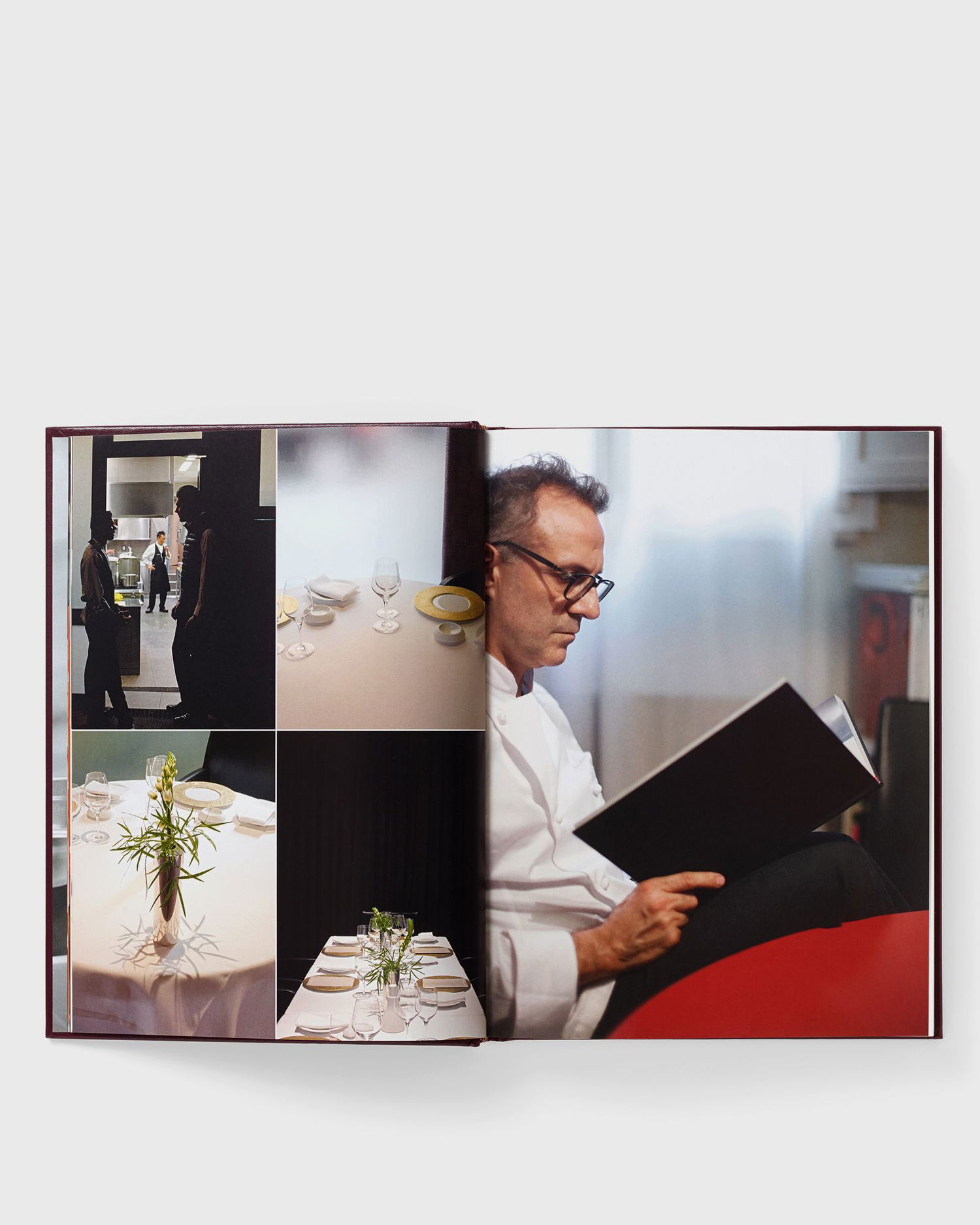 Книга и списание Phaidon Never Trust A Skinny Italian Chef Бургунди | 9780714867144, 1