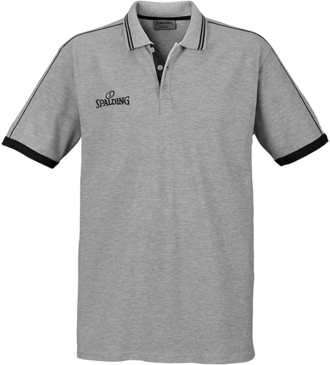 Поло тениска Spalding Piping Trim Short Sleeve Polo Shirt Сиво | 3002797-05, 0