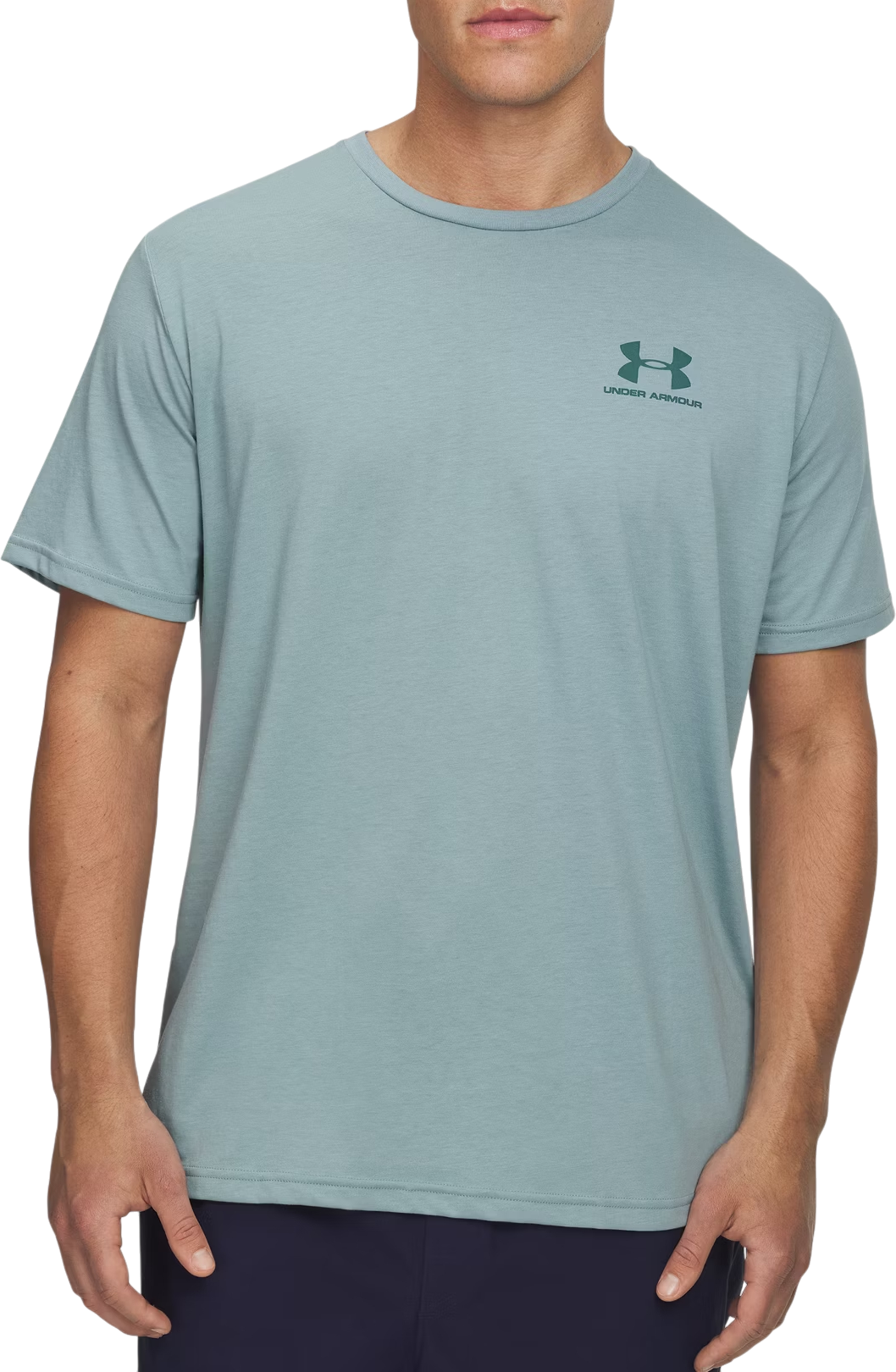 Тениска Under Armour Sportstyle Left Chest Tee Тюркоазено | 1326799-323, 0