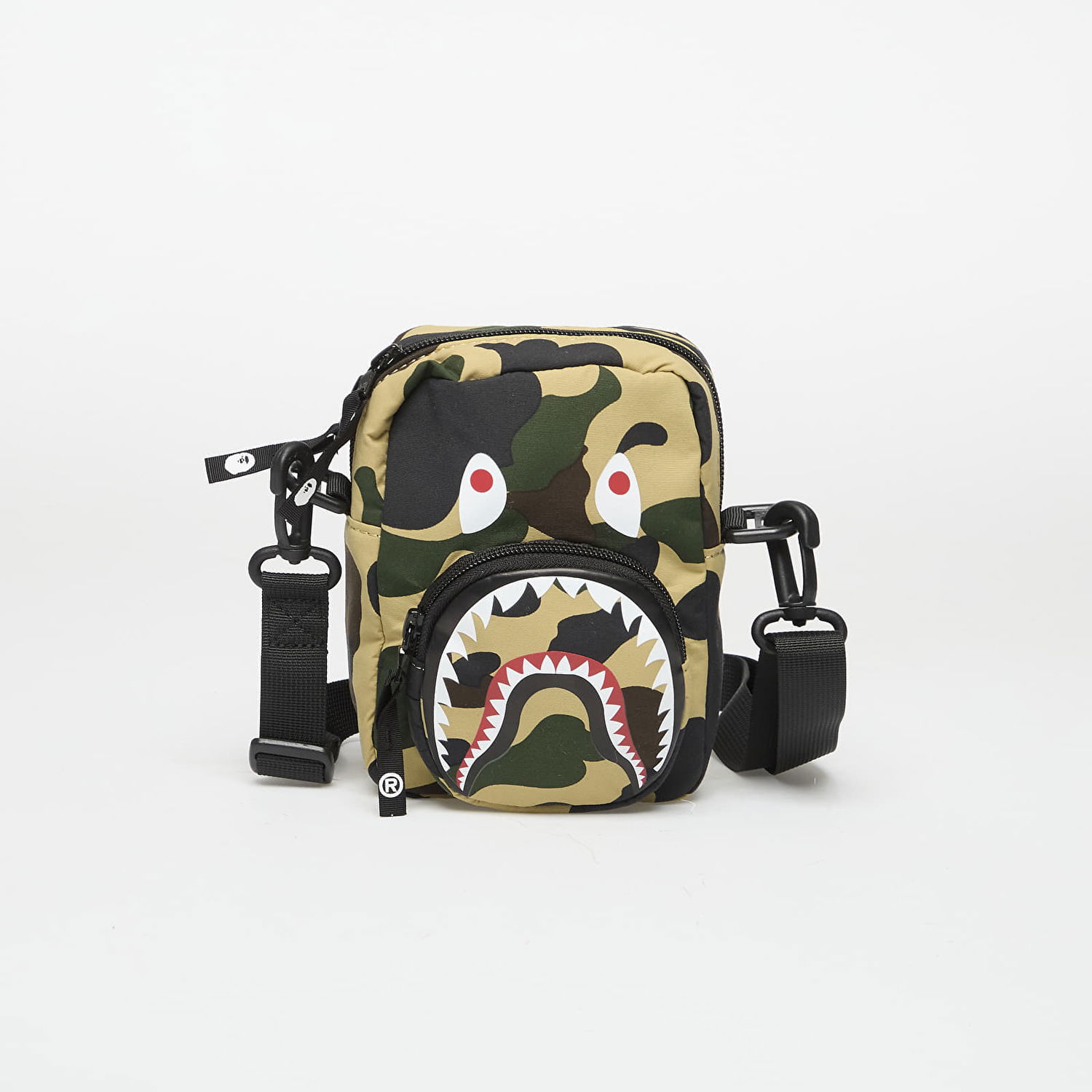 Чанта през рамо BAPE A BATHING APE 1st Camo Shark Mini Shoulder Bag Жълто | 001SGL301021MYEL, 0