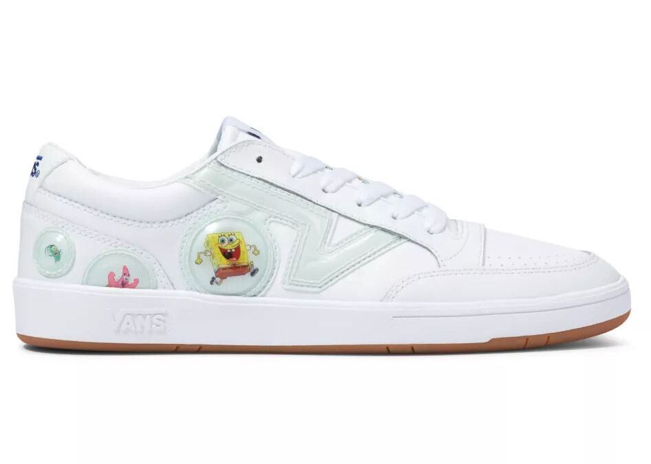 Кецове и обувки Vans Lowland CC Sandy Liang Spongebob Bubble Бяло | VN0A5DYD9QS1, 0