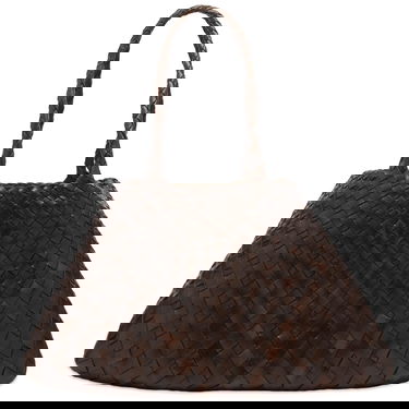 Дамска чанта Dragon Diffusion Santa Croce Large Bag Кафяво | 8892-DARKBROWN, 0