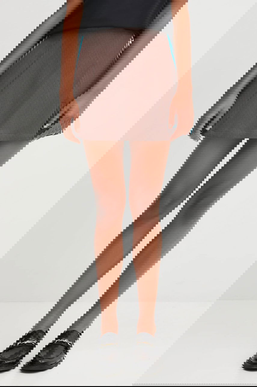 Пола adidas Performance Tailored Mini Skirt Кафяво | JX5305, 1