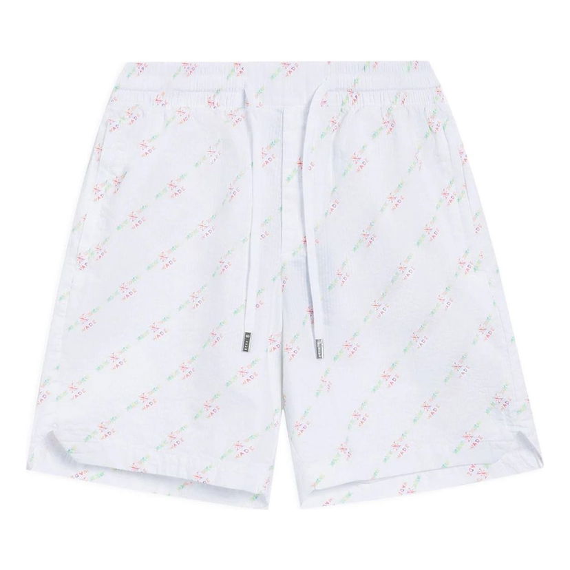 Къси панталони Li-Ning All-Over Print Shorts Бяло | AKSS429-2