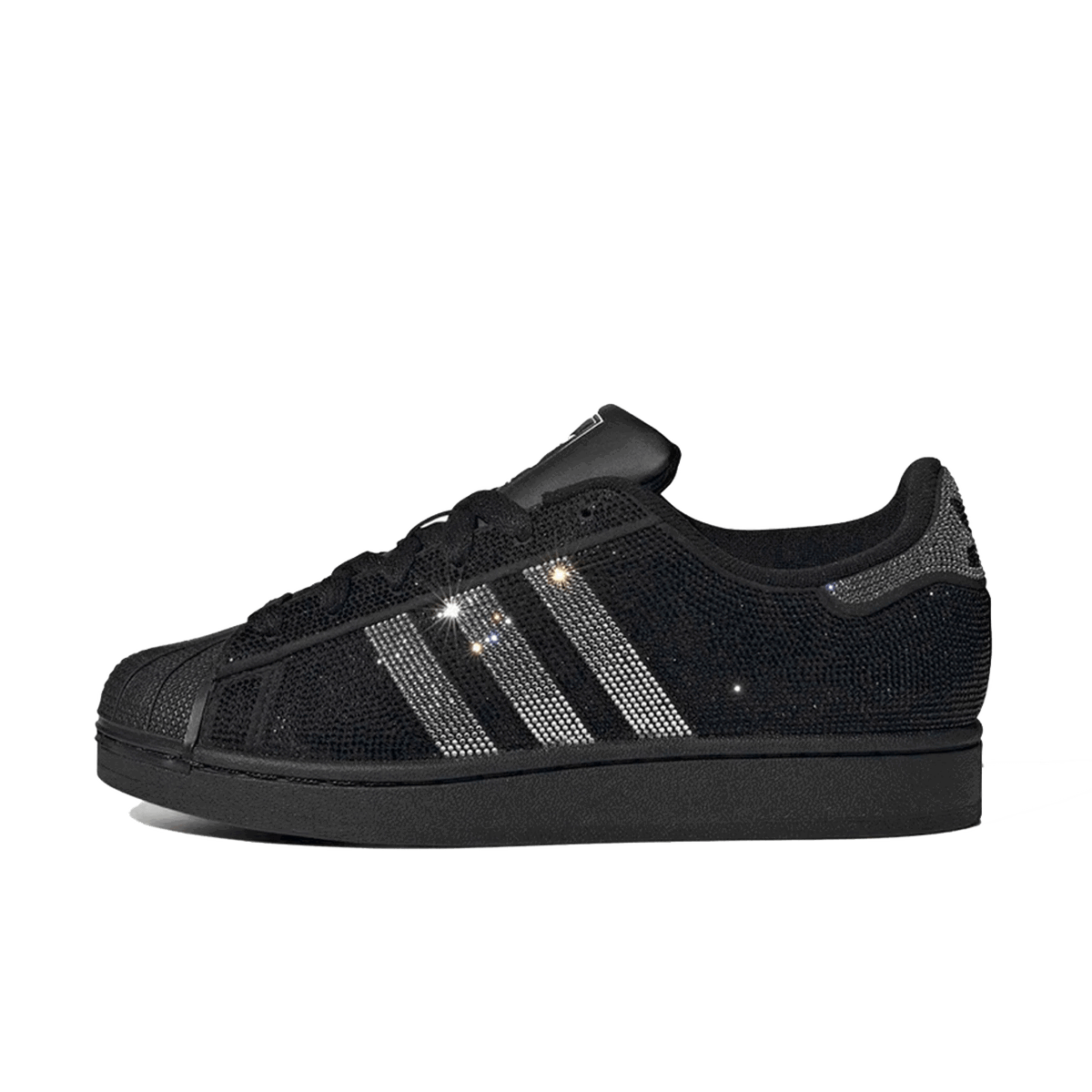 Кецове и обувки adidas Originals Superstar II Rhinestone "Black Silver" Черно | IH4200, 0