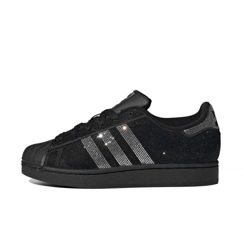 Кецове и обувки adidas Originals Superstar II Rhinestone "Black Silver" Черно | IH4200