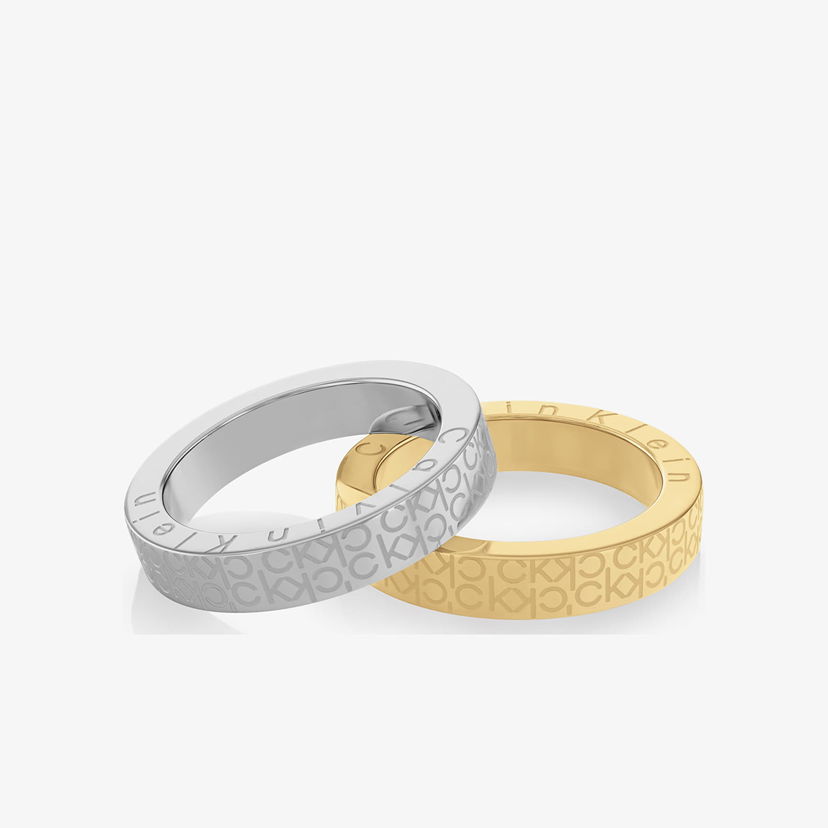 Пръстен CALVIN KLEIN Engraved Pattern Band Ring Многоцветен | 35000444D