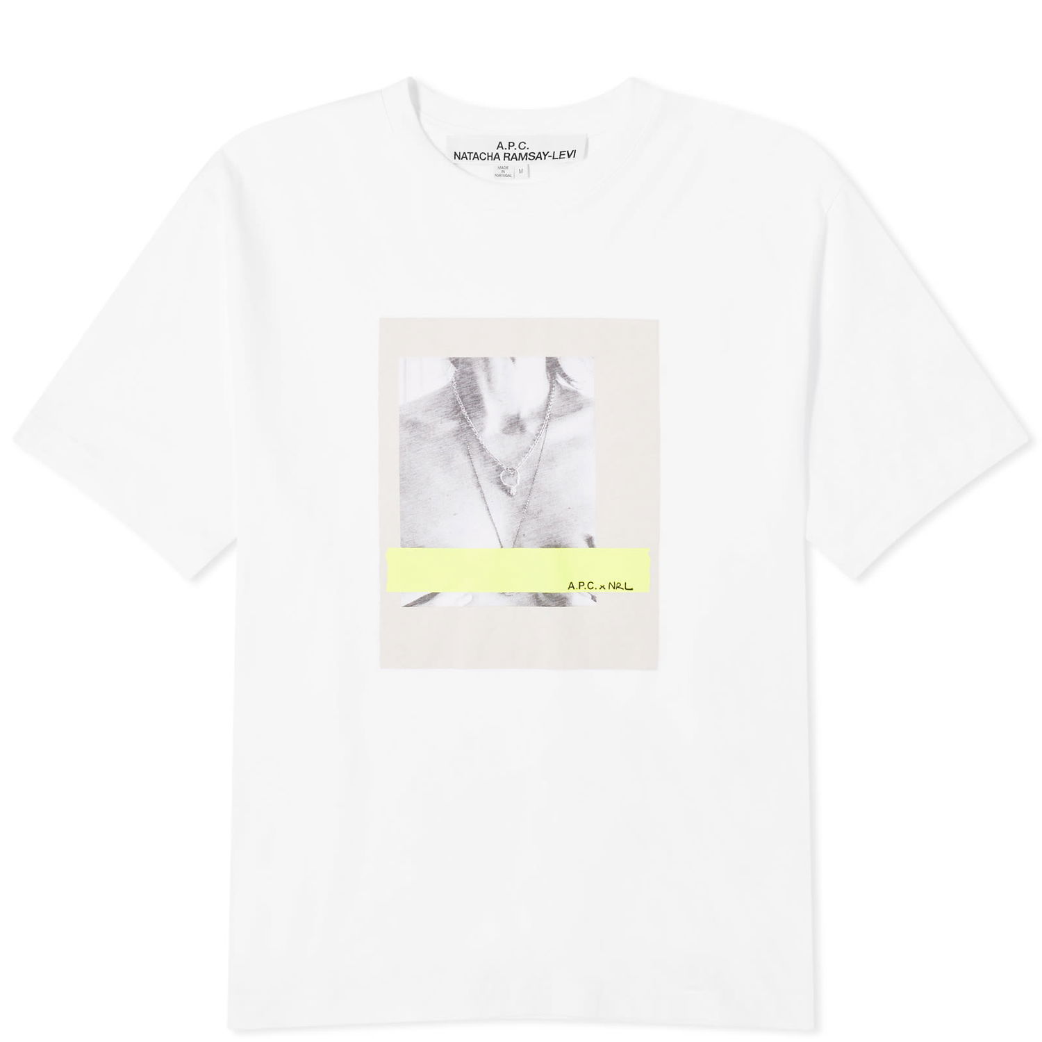 Тениска A.P.C. New Haven Graphic T-Shirt White Бяло | COGYJ-H26368-DAM, 0