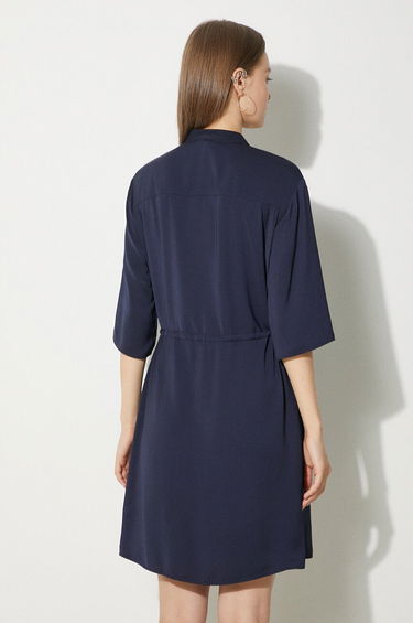 Pокля MAISON KITSUNÉ Maison Kitsuné Double Pocket Mini Dress Тъмно синьо | MW01607WF0022, 2