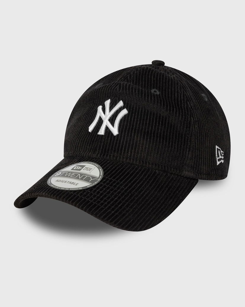 Шапка с козирка New Era Corduroy Adjustable Cap New York Yankees Черно | 60691243